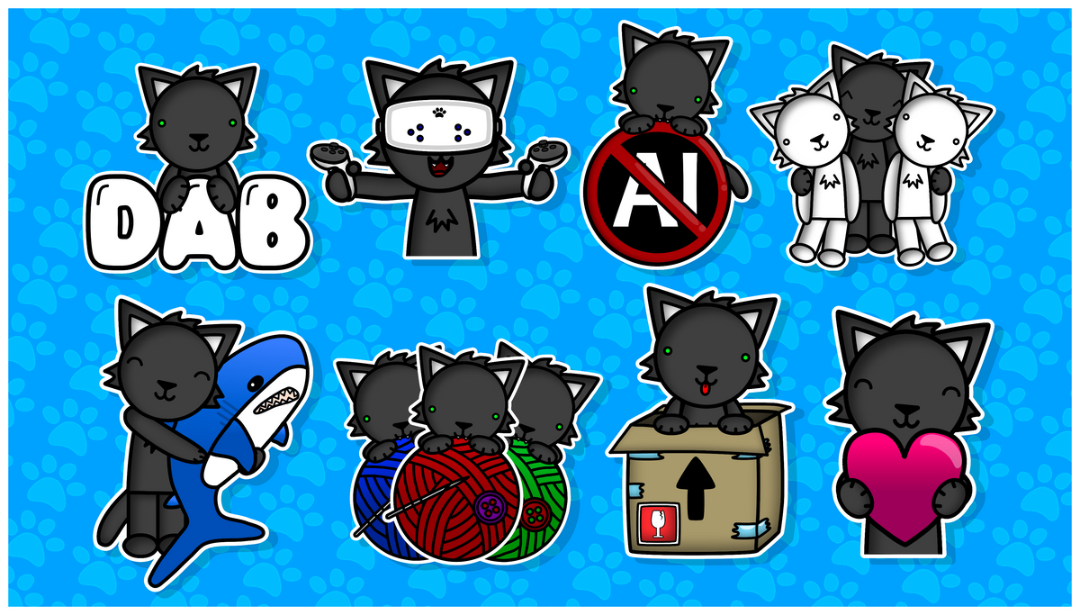 Black Catto Collection - Paws at You