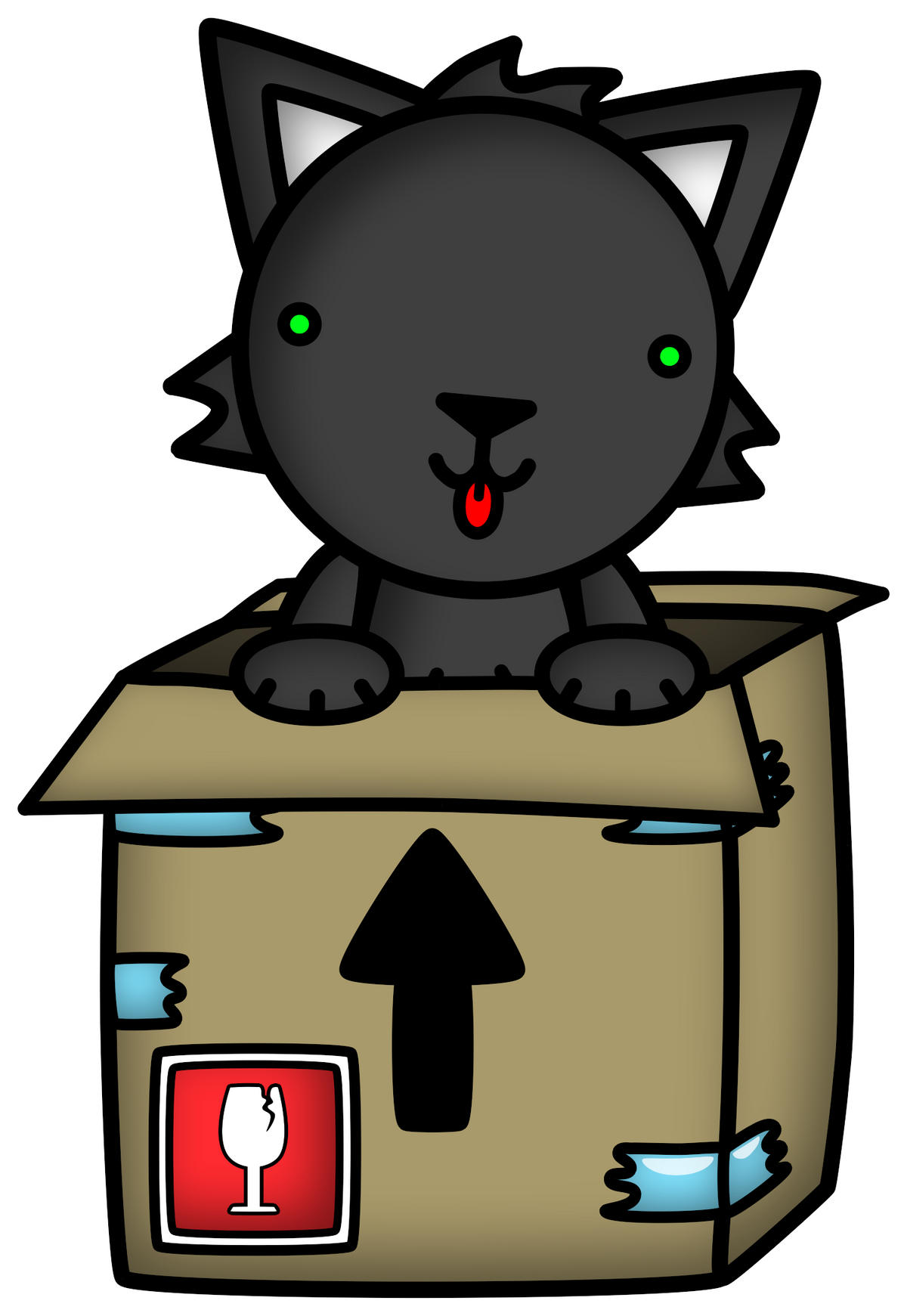 Cat in the Box - Paws at You